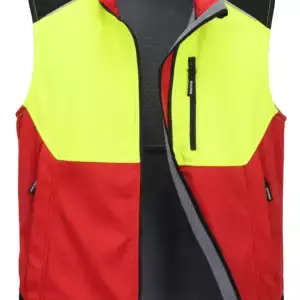 Veste sans manche - Jaune et rouge