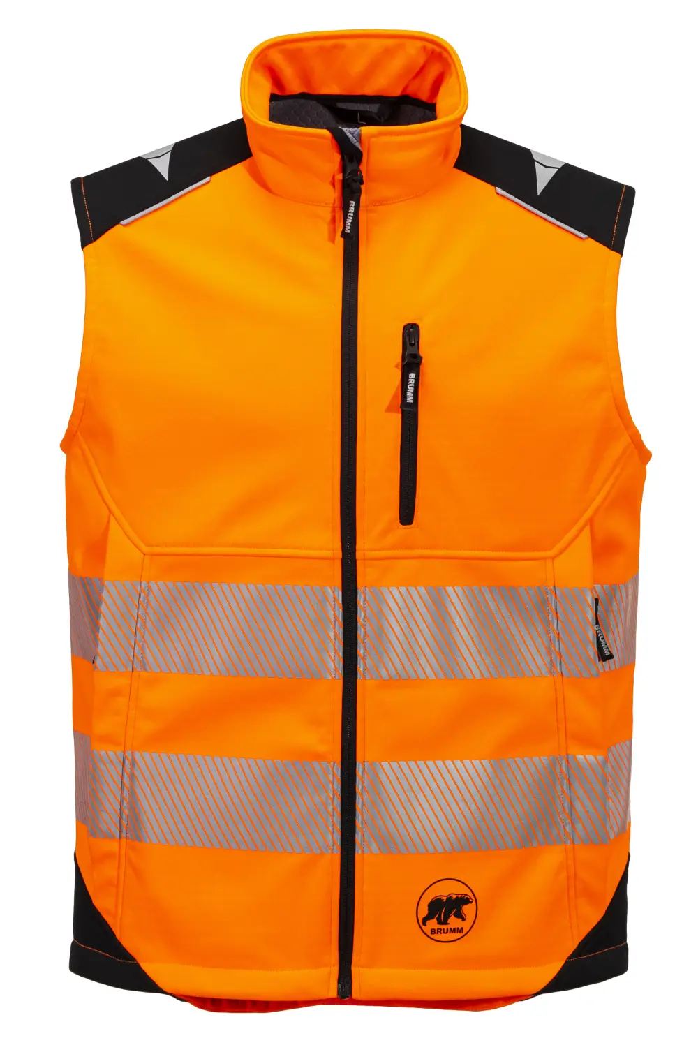 Veste sans manche Haute visibilité - Orange – Image 3