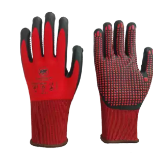 Gants fin rouge