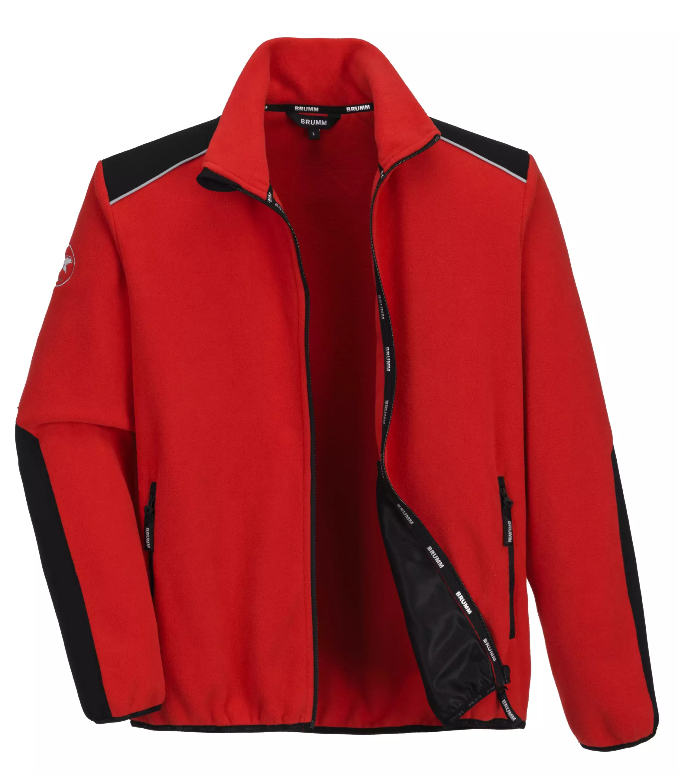 Veste polaire rouge