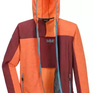 Gilet à capuche bi-color