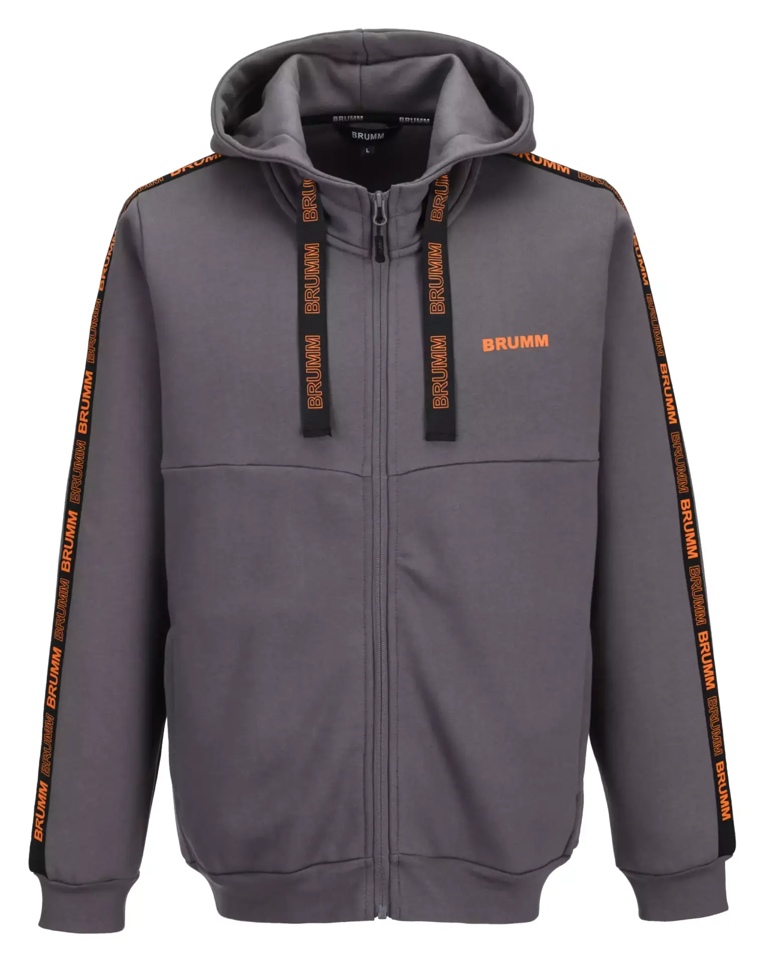 Gilet gris à capuche – Image 2