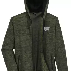 Gilet à Capuche vert